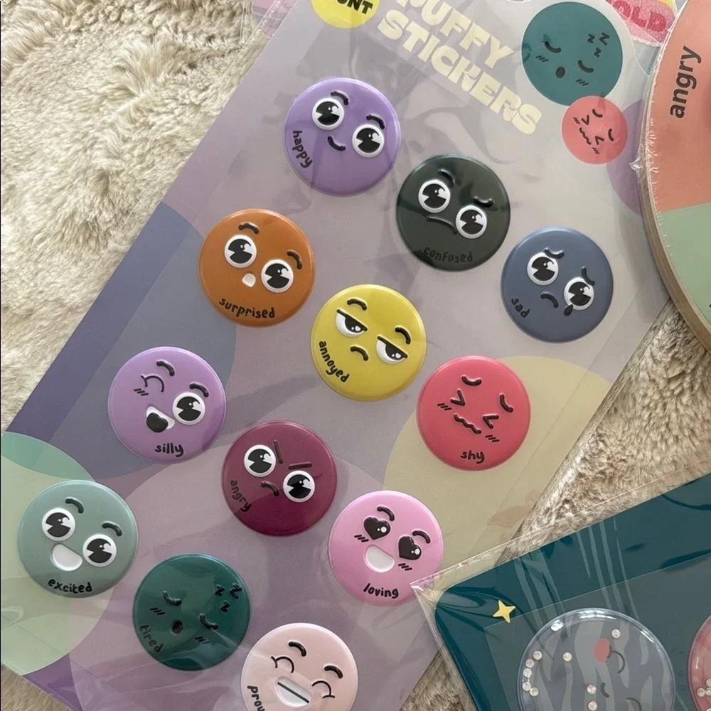Colorful Sticker and Fidget Toy Set